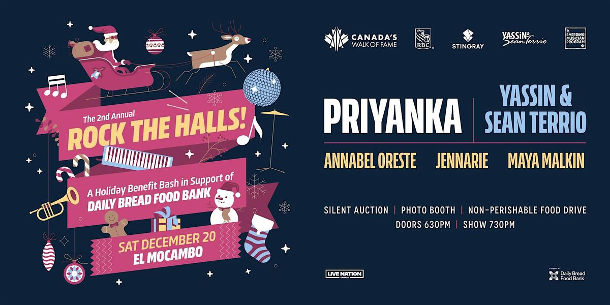 Rock the Halls! A Holiday Benefit Bash in Support of Daily Bread Food Bank