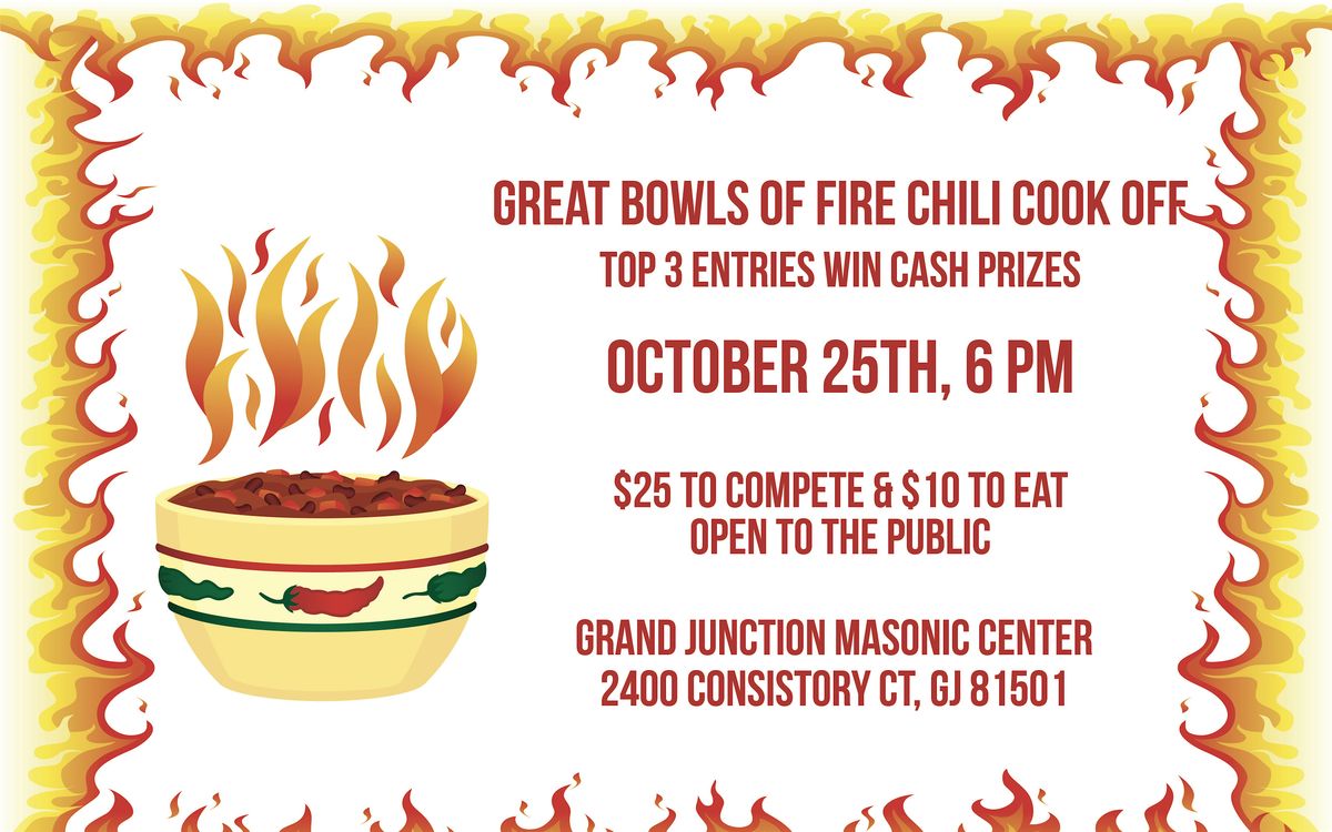 Great Bowls of Fire Chili Cook Off