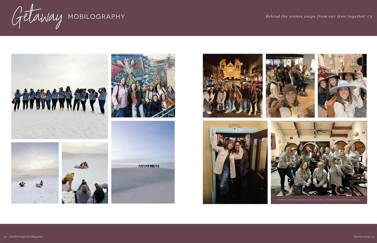 Fall Portrait Photographers Gathering sponsored by NAPCP