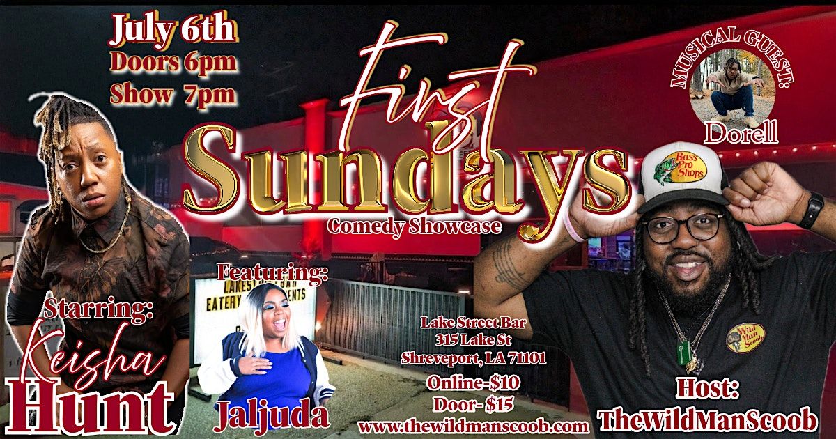 TheWildManScoob Presents First Sundays Comedy Showcase