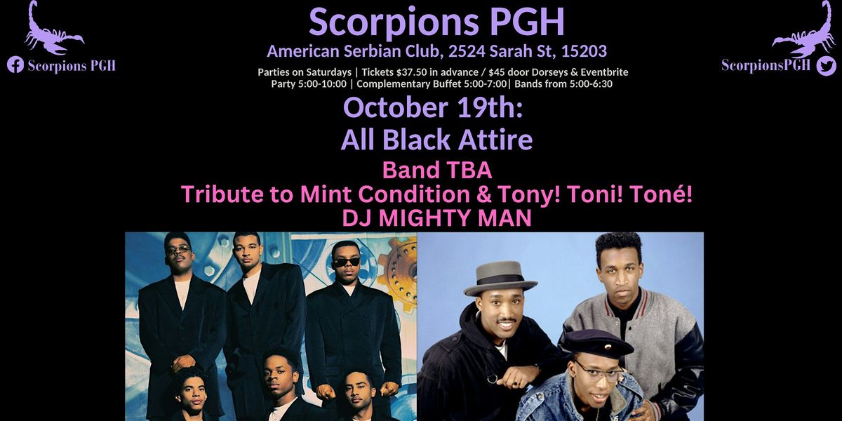 Scorpions PGH All Black Concert Party