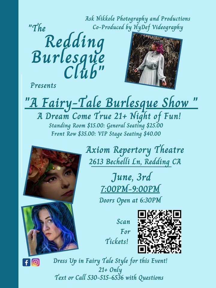 A Fairy Tale Burlesque Show at Axiom Repertory Theatre, Redding