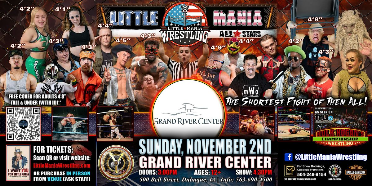 Dubuque, IA - Little Mania Mini Wrestling @ Grand River Center