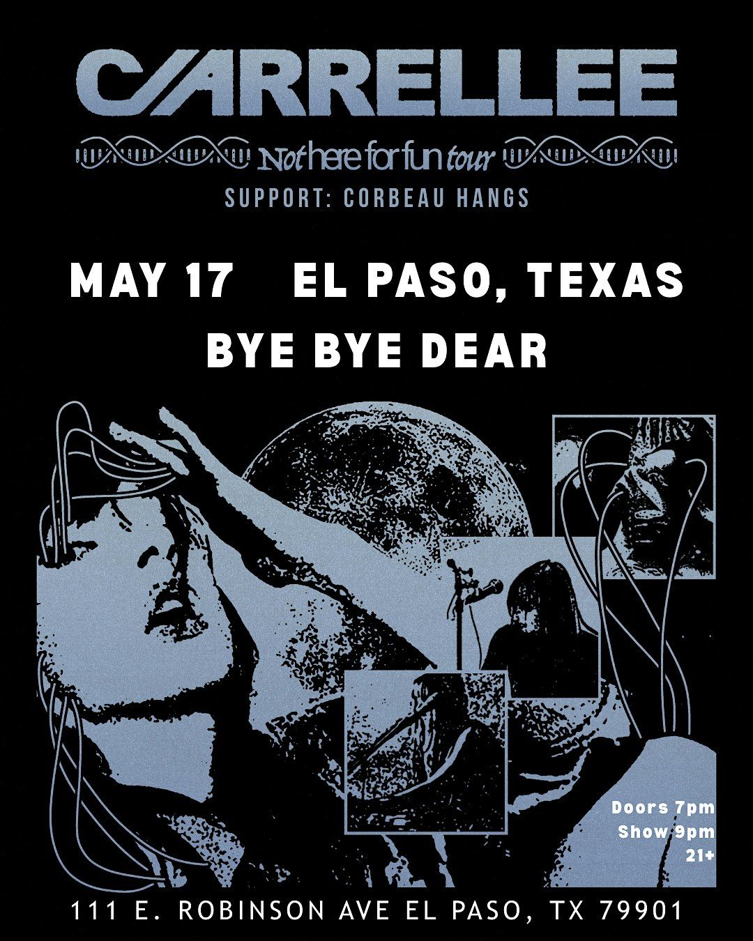 May 17: Carrellee at Bye Bye Dear