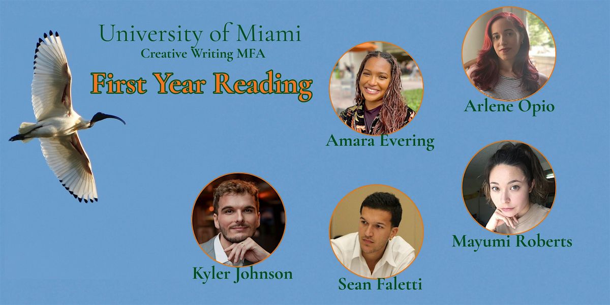 IN COCONUT GROVE: University of Miami MFA Reading