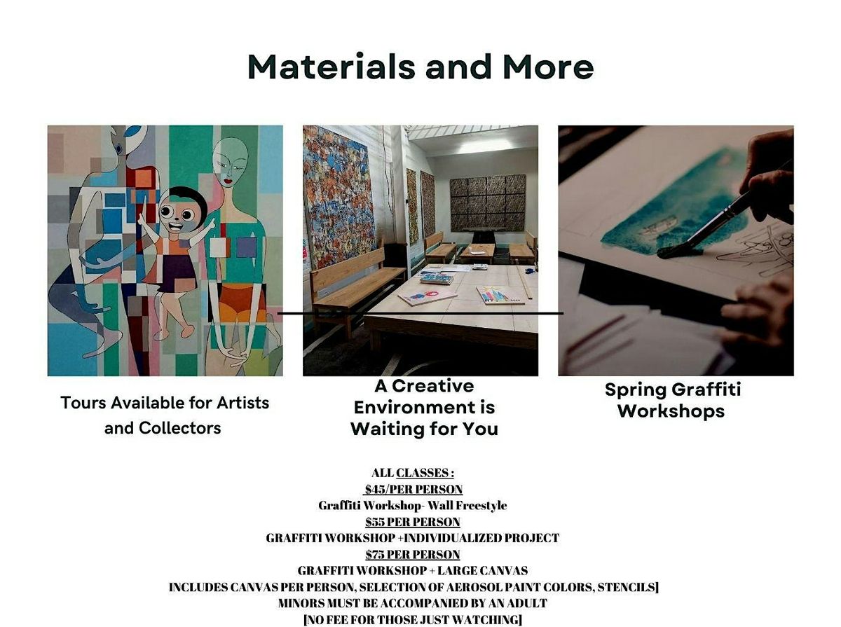 GRAFITTI WORKSHOPS: 282 GALLERY