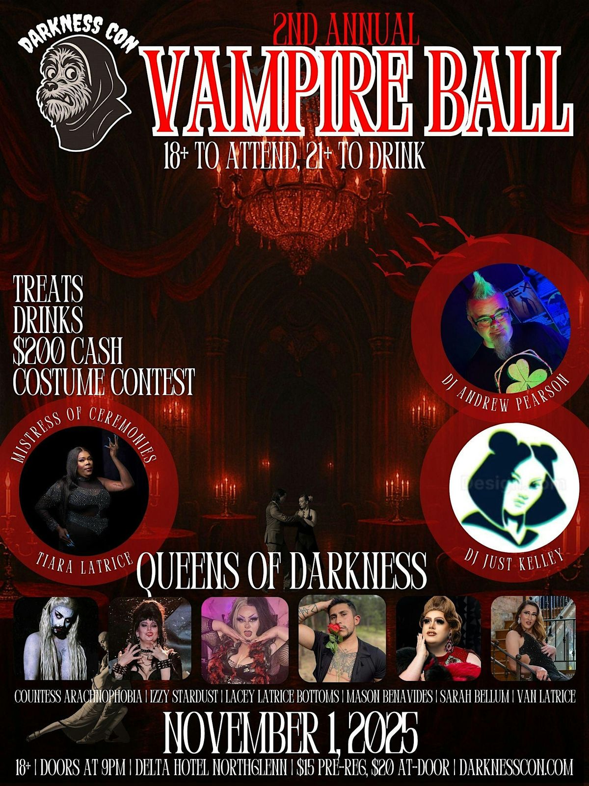 2nd Annual DarknessCon Vampire Ball (9pm - 2am, 18+)