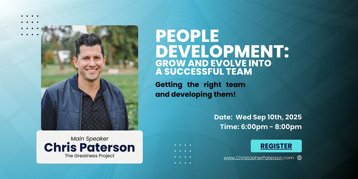People Development: Grow and evolve into a successful Team.
