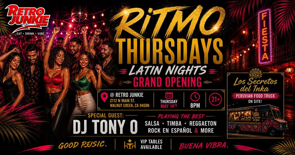 Ritmo Thursdays - Latin Nights Grand Opening @ Retro Junkie