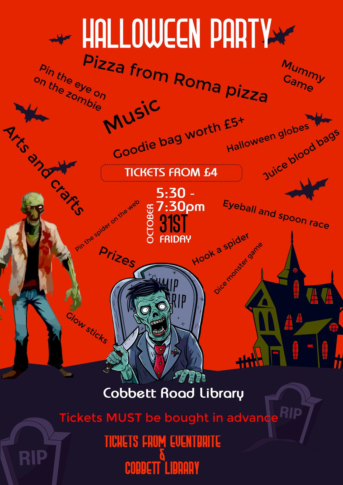 Halloween Party at Cobbett Road Library