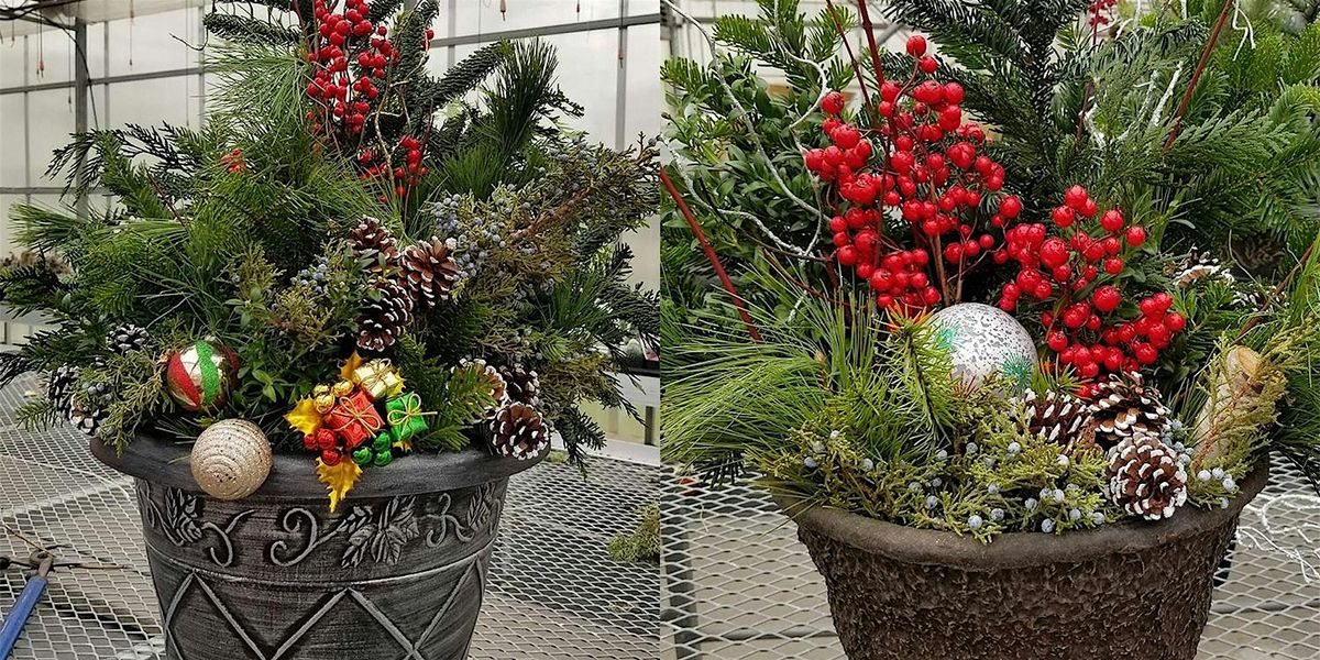 Christmas Porch Pot Workshop