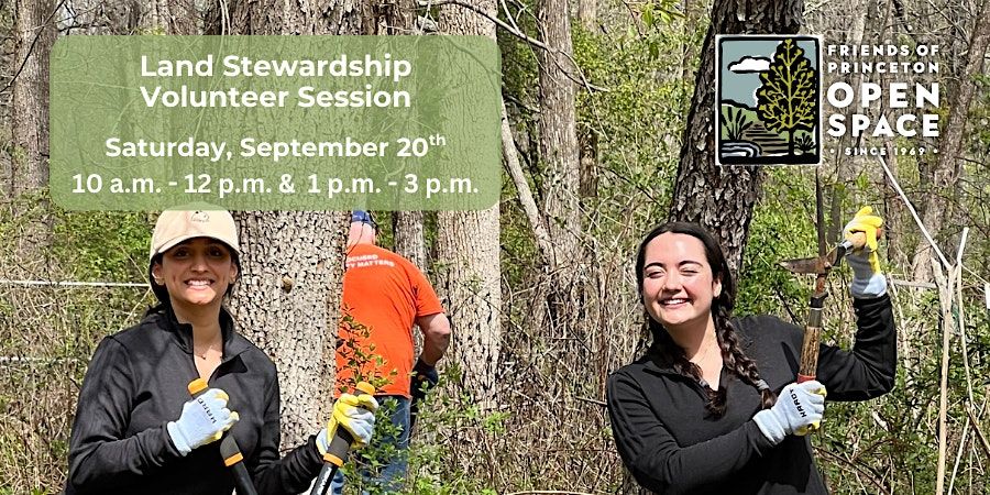 FOPOS Land Stewardship Volunteer Session \/\/ 9.20.25