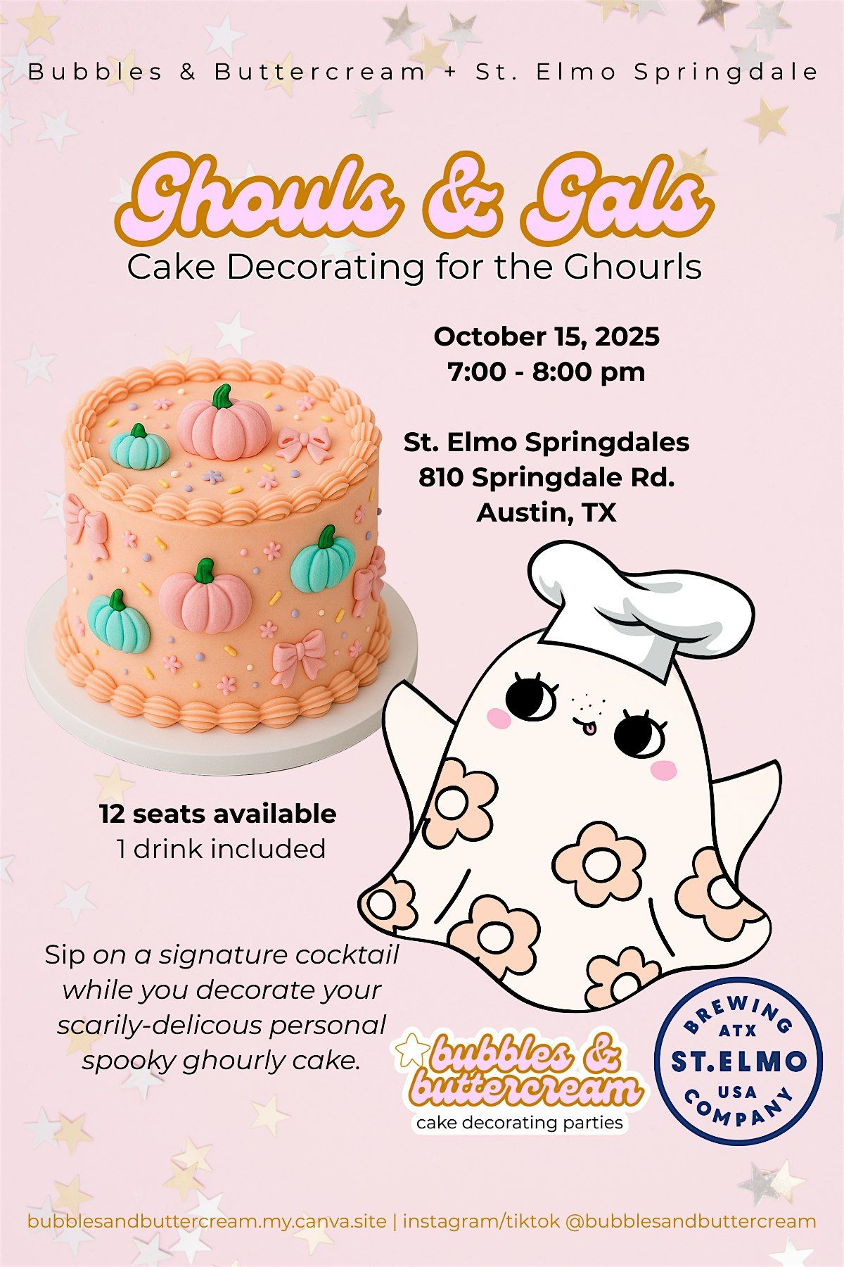 Ghouls & Gals Cake Decorating Workshop