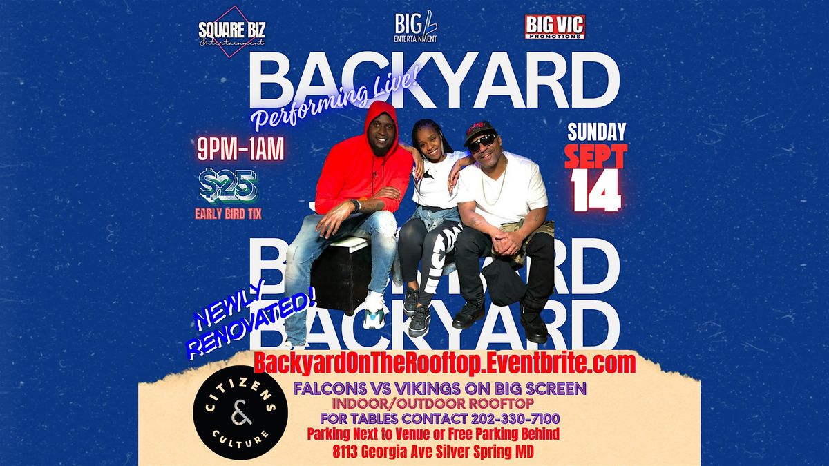 Back on the Rooftop - Backyard Band Live
