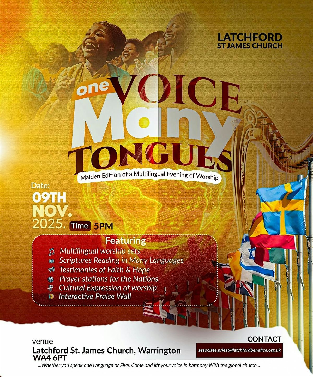ONE VOICE, MANY TONGUES (A multilingual evening of worship)