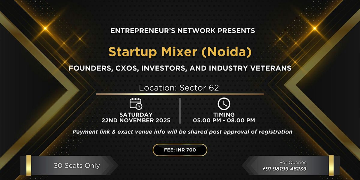Startup Mixer (Noida)
