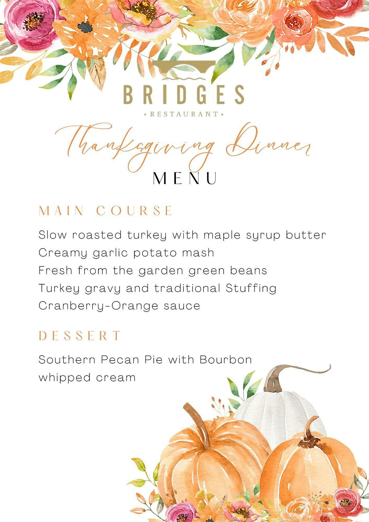 Thanksgiving Dinner with a View