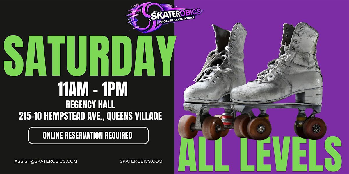SATURDAY ALL LEVEL SKATE LESSONS AT REGENCY HALL