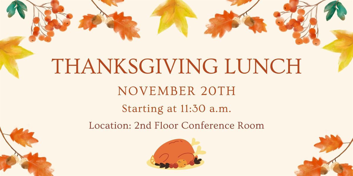 Columbia Plaza's Thanksgiving Lunch