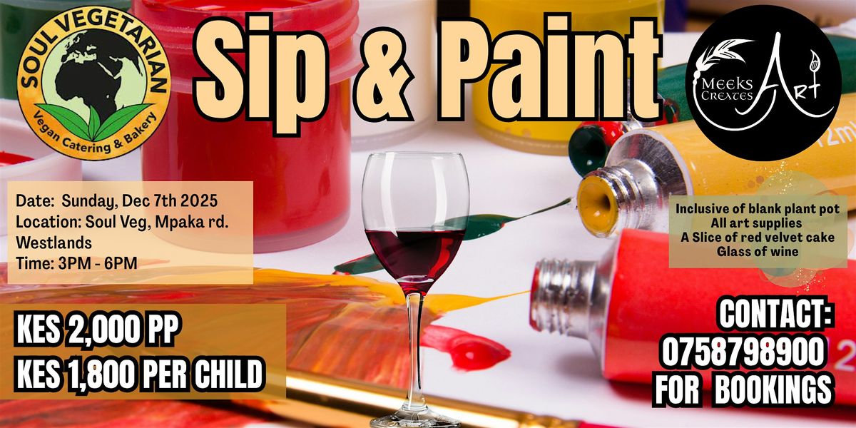 Soul Vegetarian - Sip & Paint