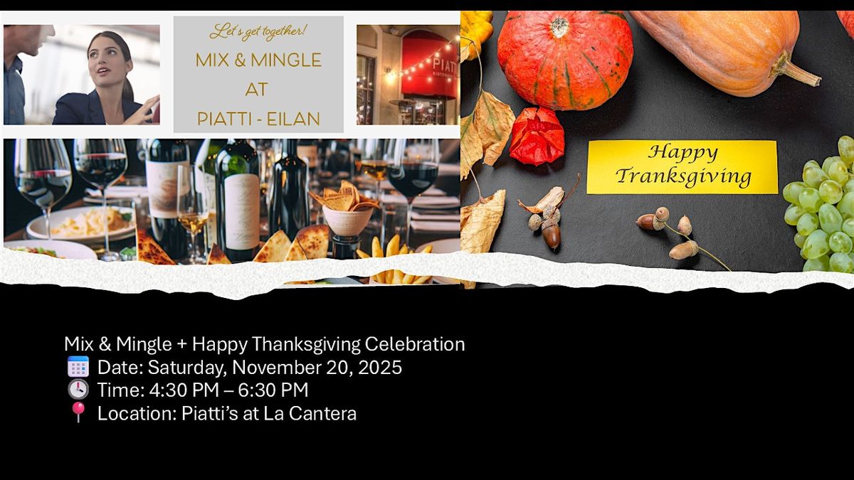 LA CANTERA-DOMINION ENTREPRENEURS & PROFESSIONALS NETWORK MIXER @ PIATTI