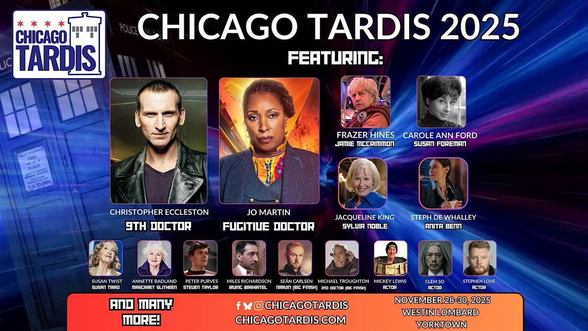 Chicago TARDIS 2025 Sunday Autographs and Photographs