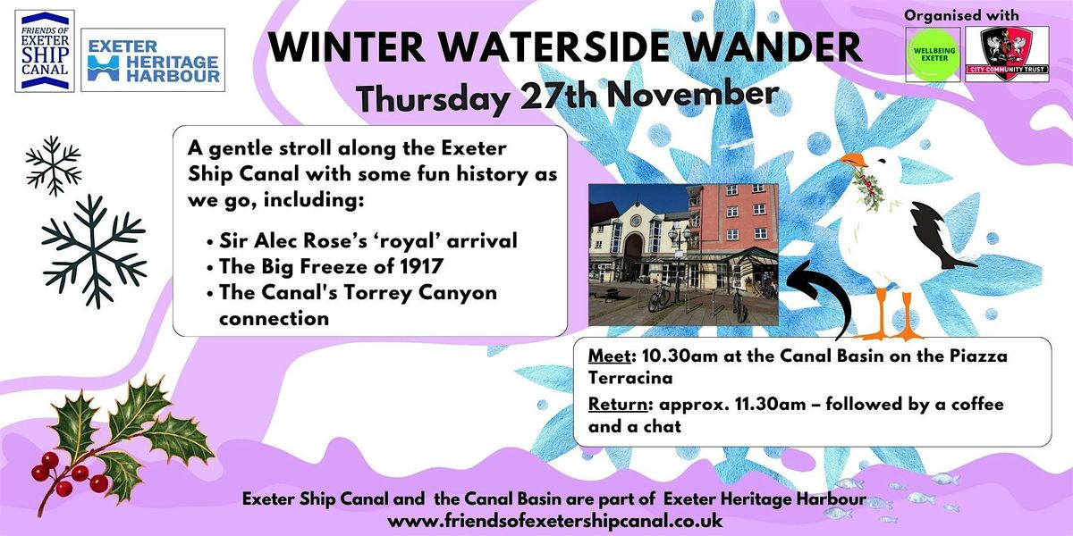 Winter Waterside Wander (Guided history walk around the Quay)