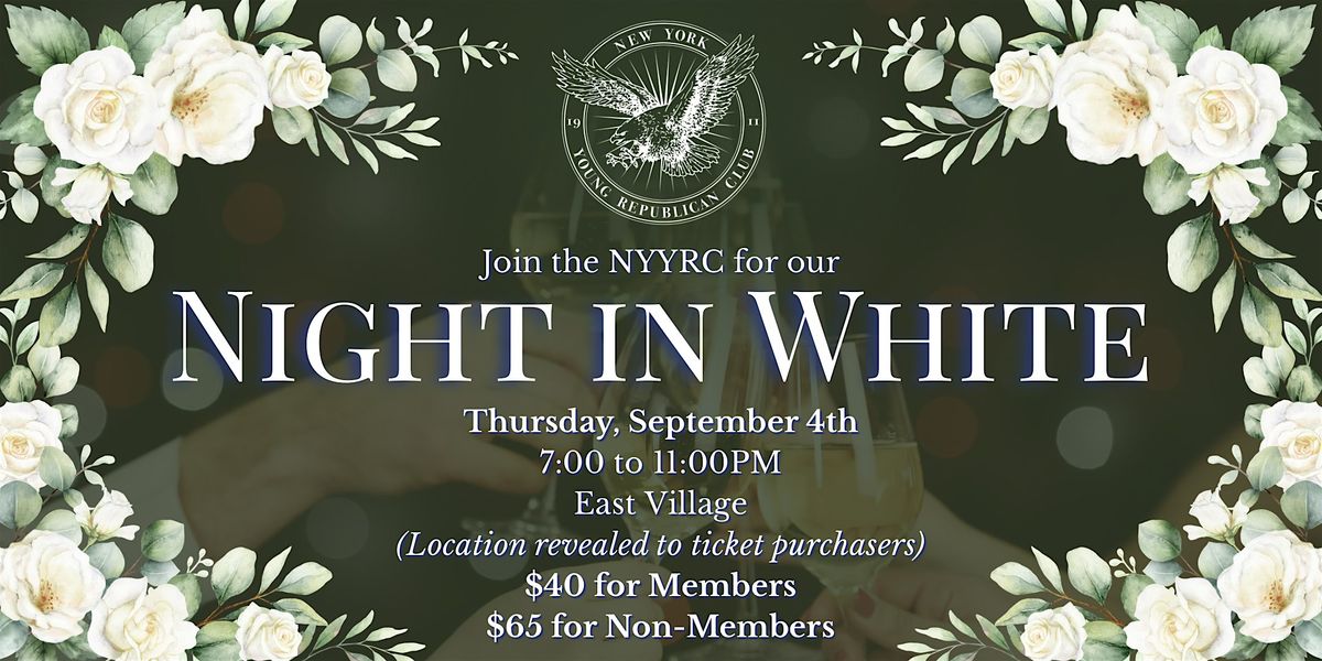 NYYRC's Night in White