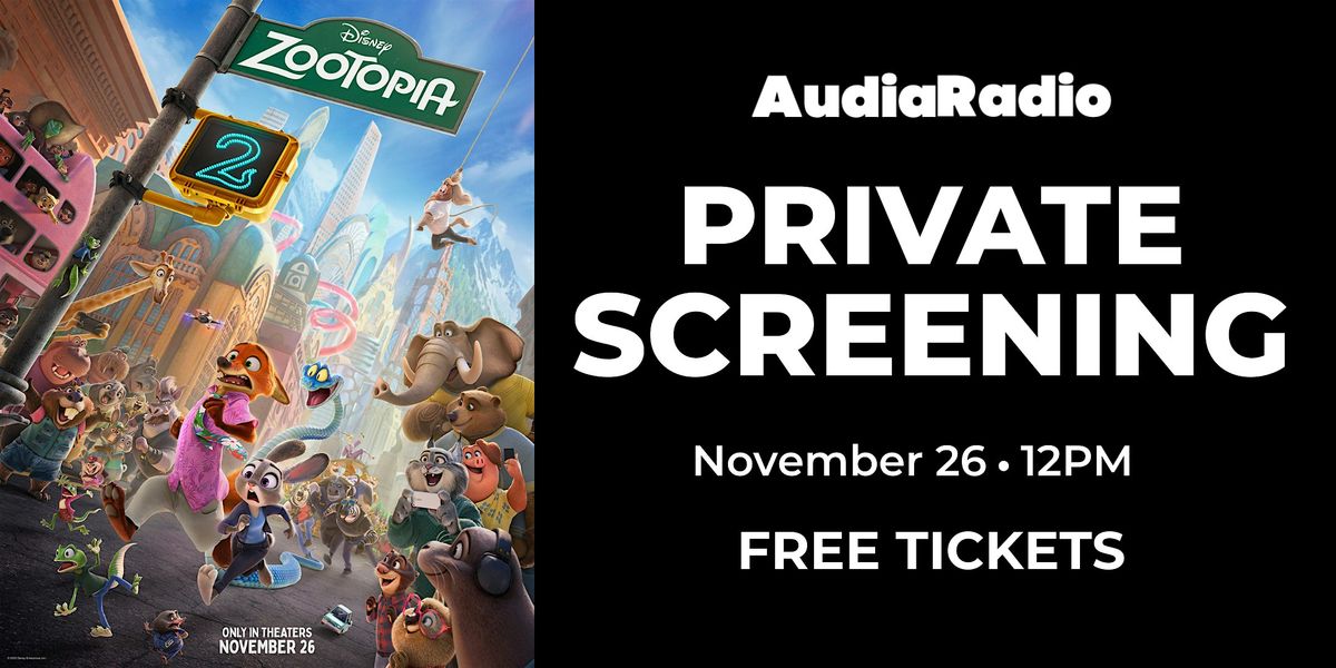 Zootopia 2 Private Screening