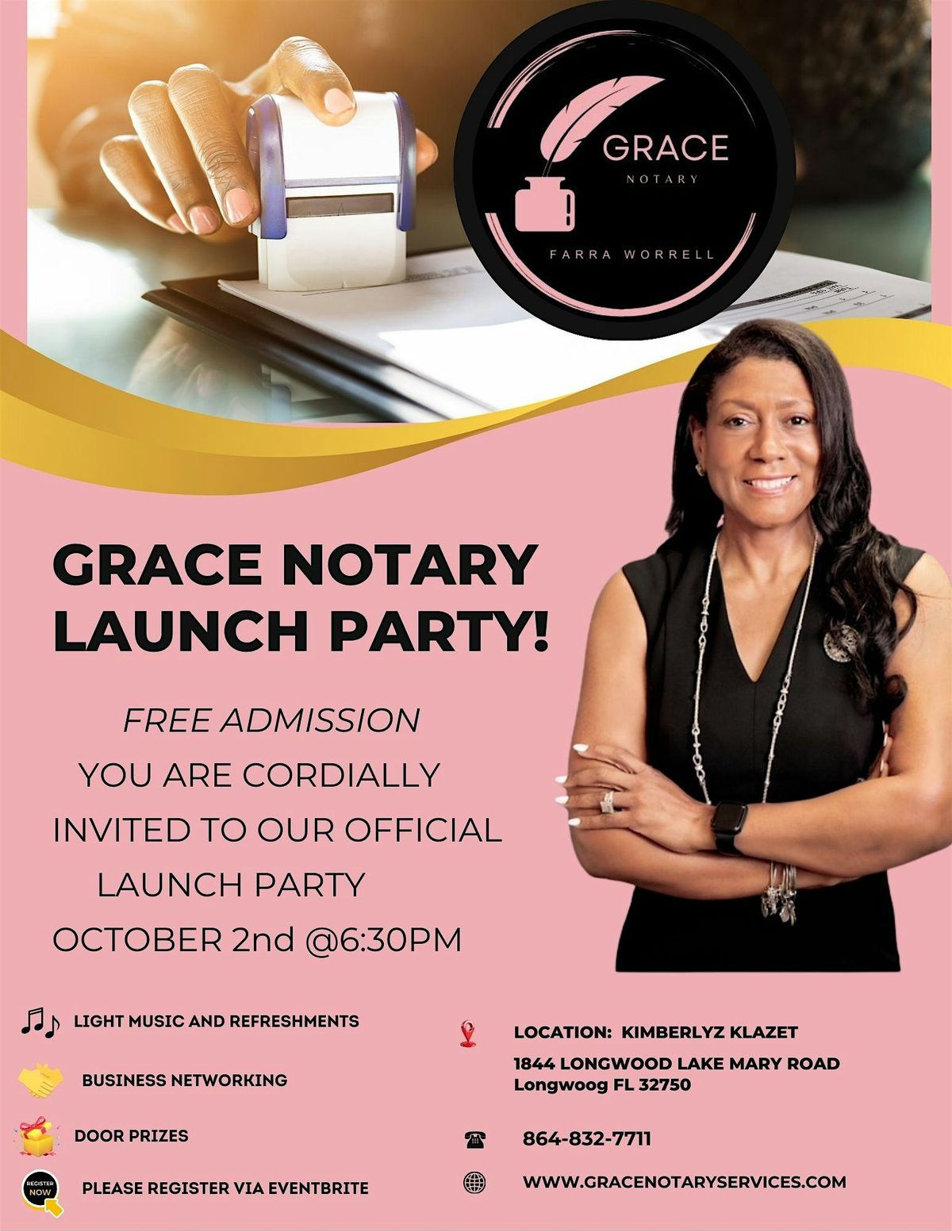 GRACE NOTARY OFFICIAL LAUNCH PARTY!