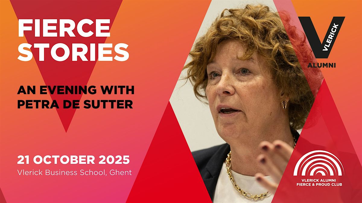 Vlerick Alumni Fierce & Proud Club - Fierce Stories: Petra De Sutter