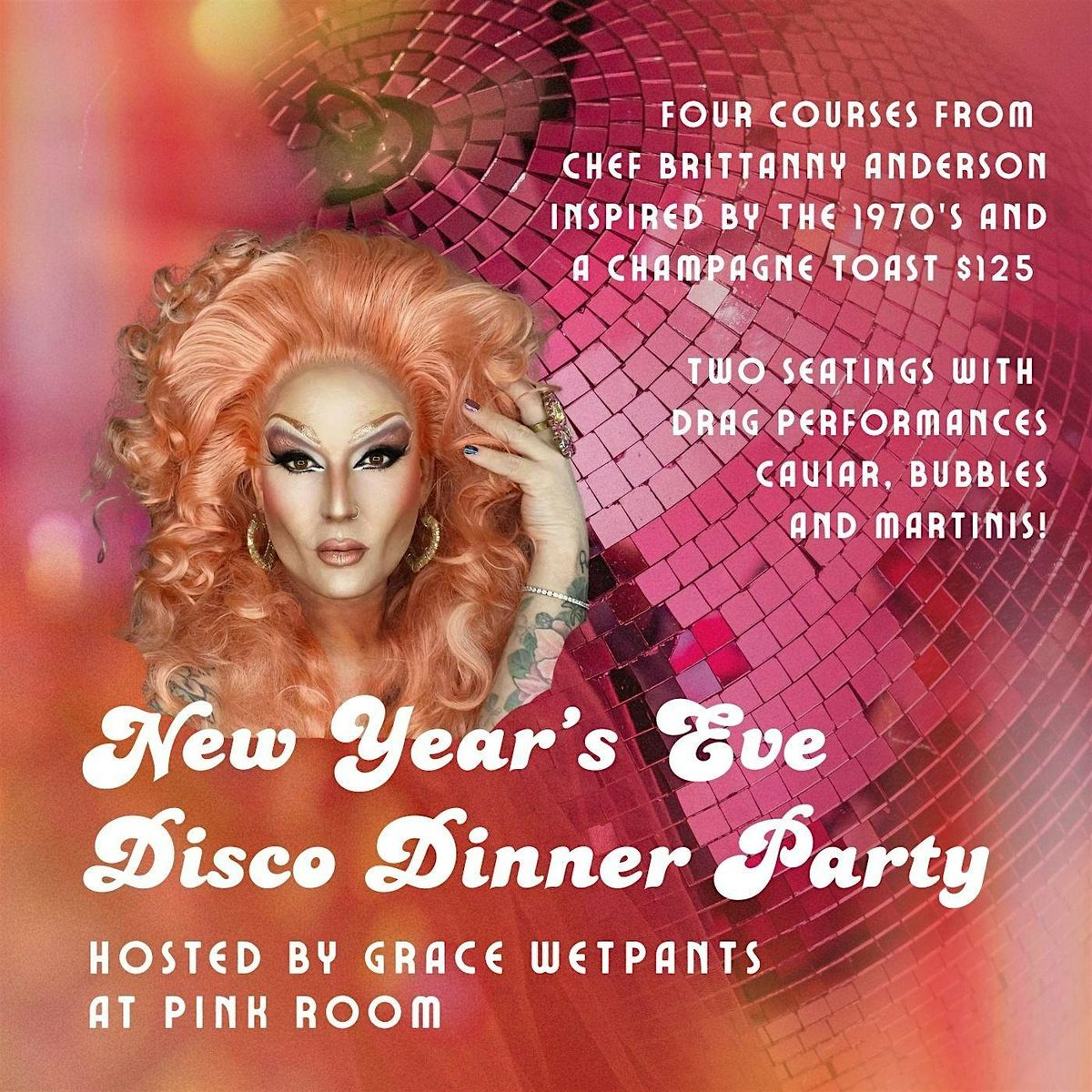New Year's Eve Disco Dinner Party
