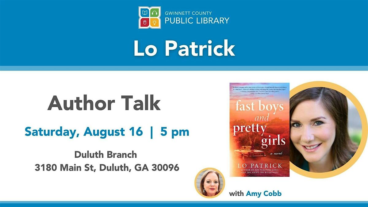 Author Talk | Lo Patrick