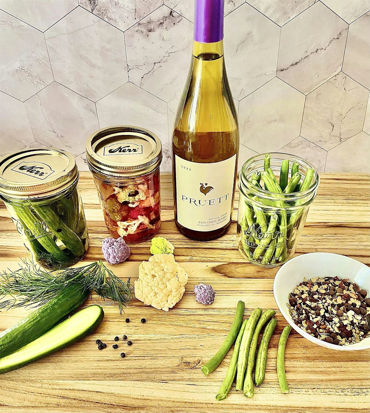 LET'S GET PICKLED! A PICKLING AND WINE EVENT!