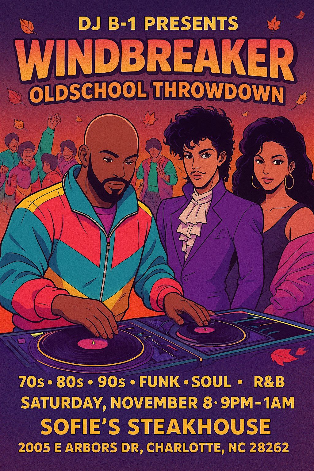 DJ B-1 PRESENTS WIndbreaker Oldschool Throwdown Edition