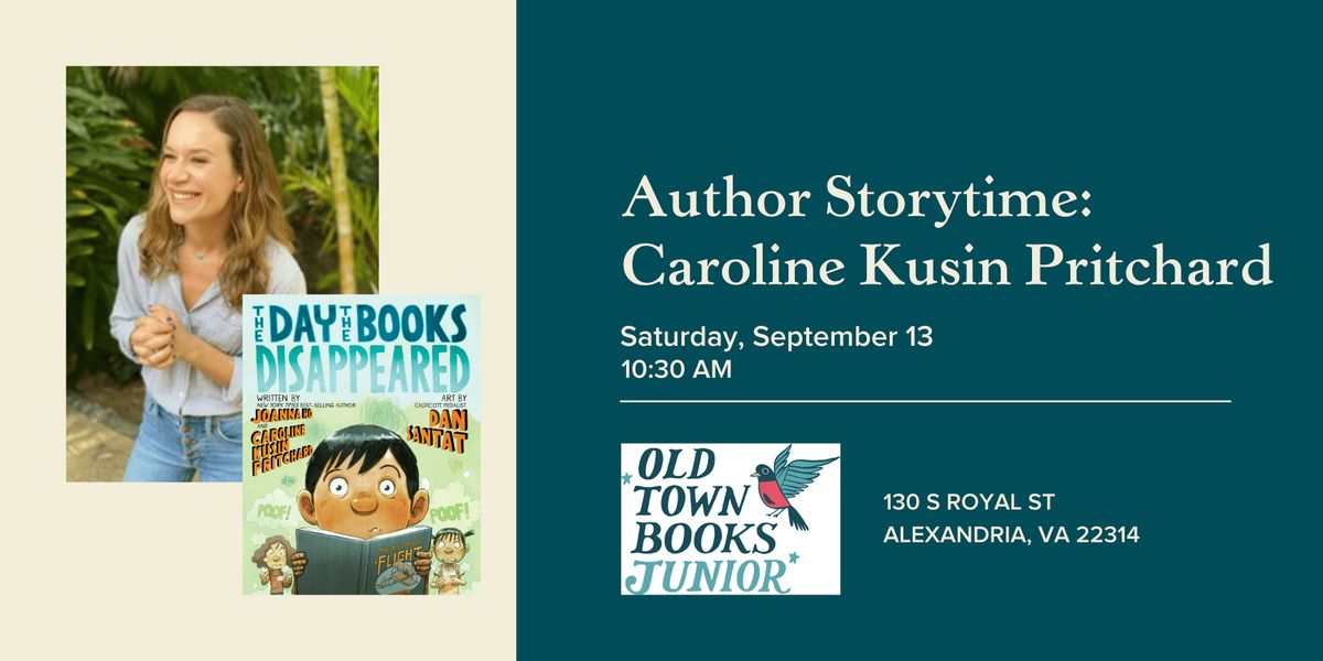 Author Storytime: Caroline Kusin Pritchard