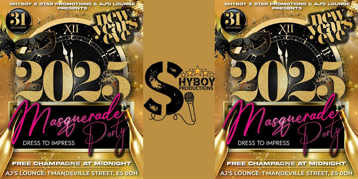 NEW YEAR'S EVE MASQUERADE PARTY