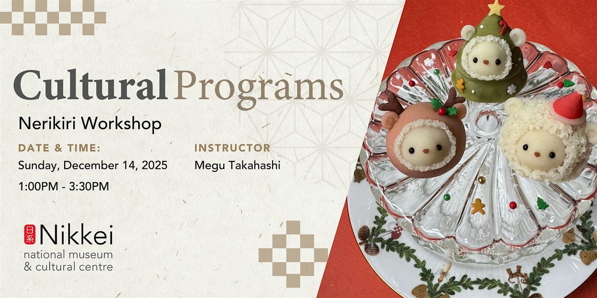 Nerikiri Workshop: Christmas