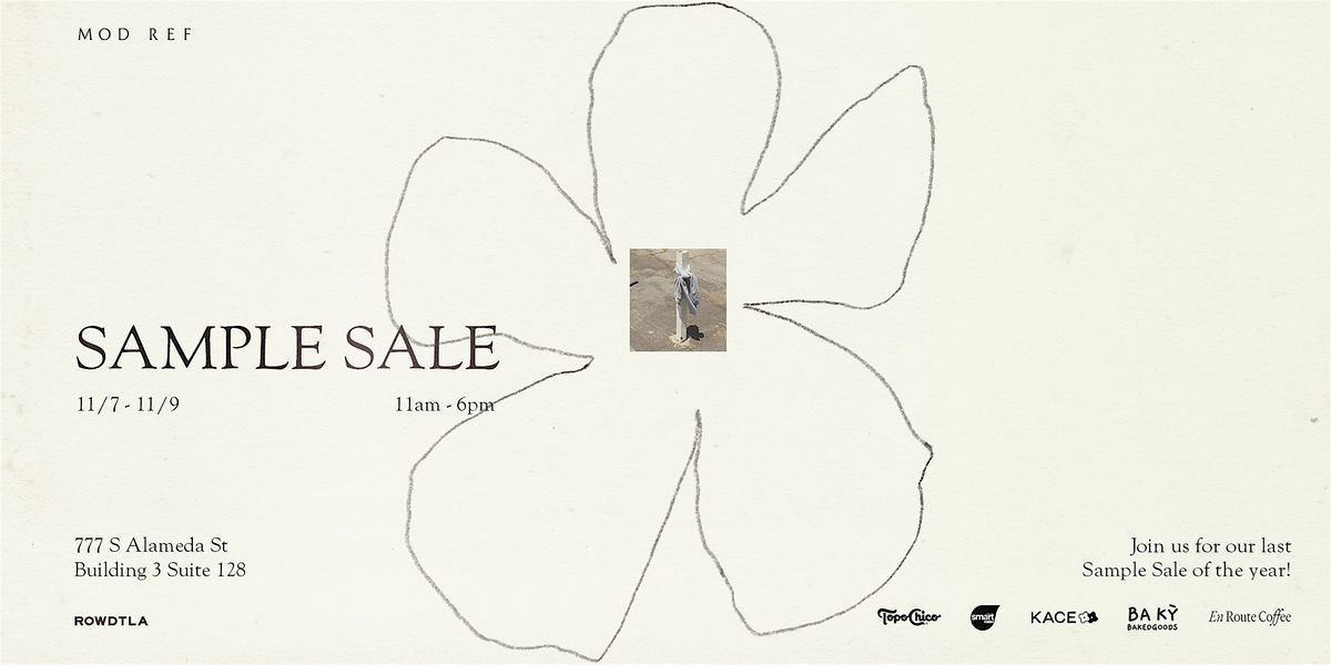 Mod Ref Sample Sale