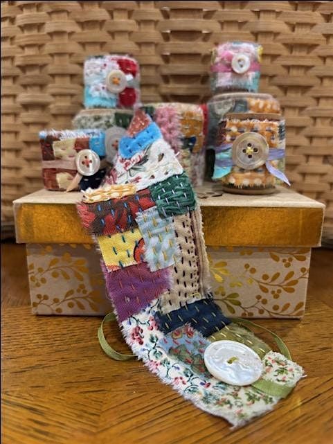 SLOW STITCH MEDITATION SCROLLS \u201cMake it-Take it\u201d