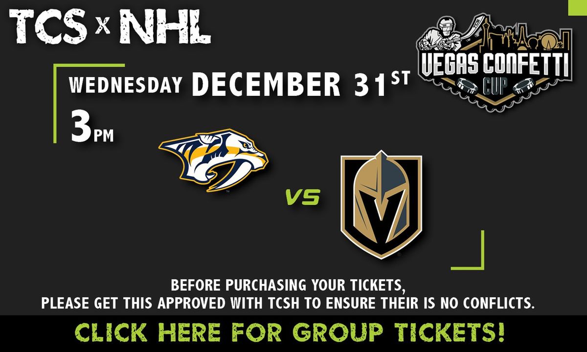 Vegas Golden Knights vs. Nashville Predators