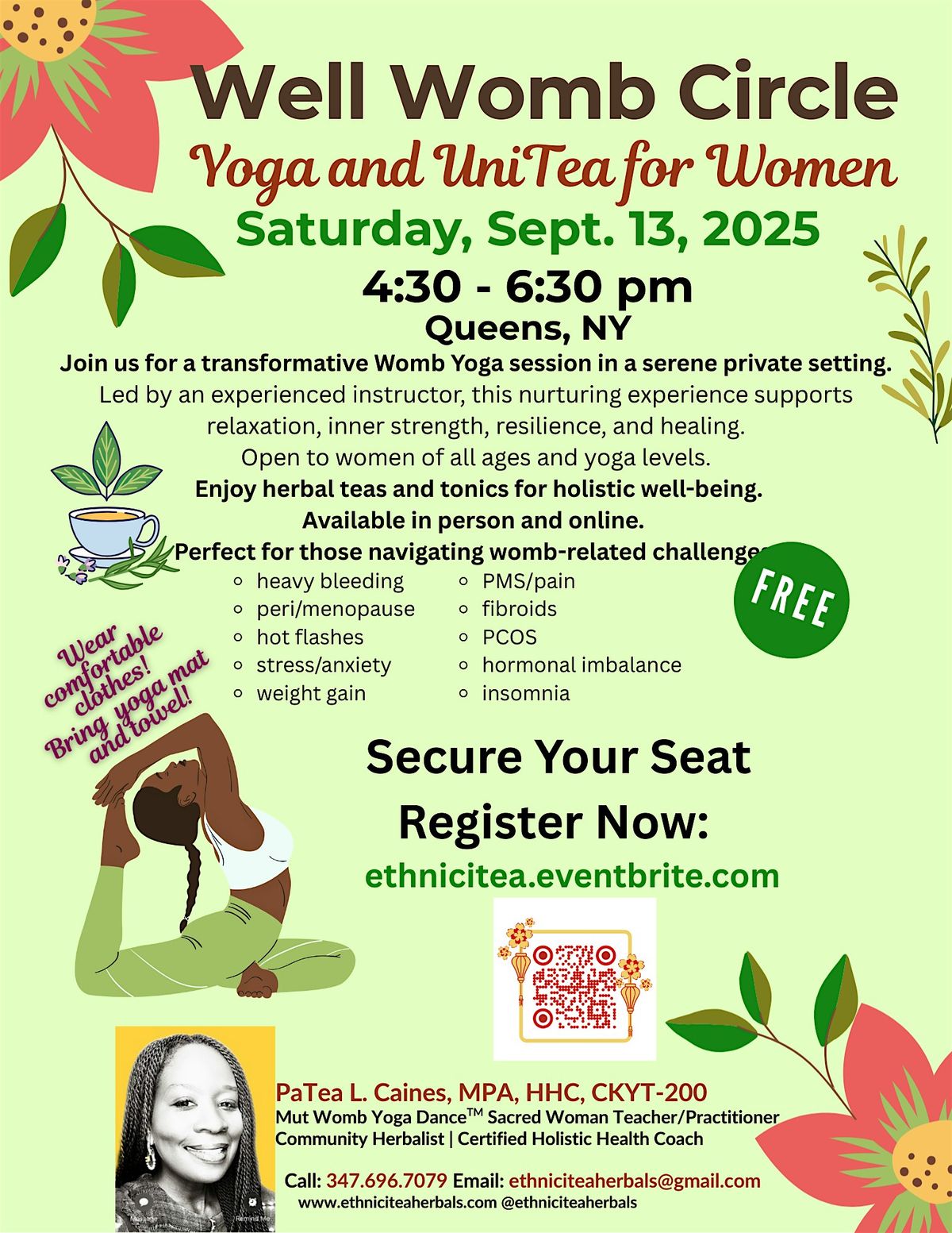 Well Womb Circle: Yoga & UniTea for Women