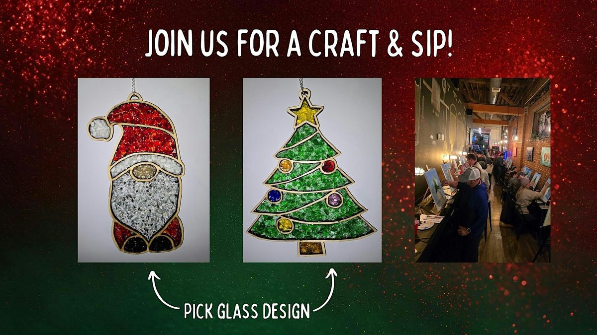 Craft & Sip - Crushed Stained Glass Workshop - at Something Brewery!