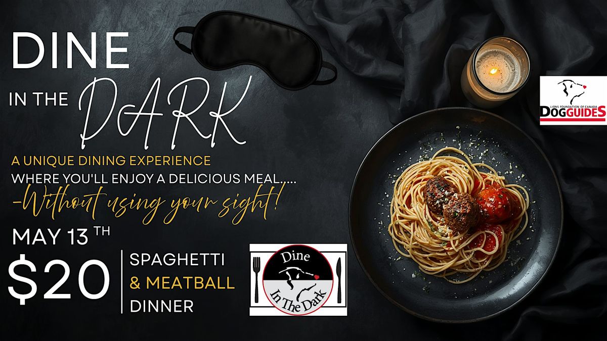 An Evening Without Sight - Dining in the Dark for Dog Guides
