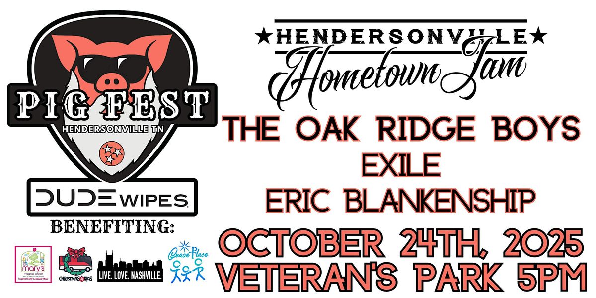 Hendersonville Hometown Jam Presents: Pig Fest Kick Off Concert