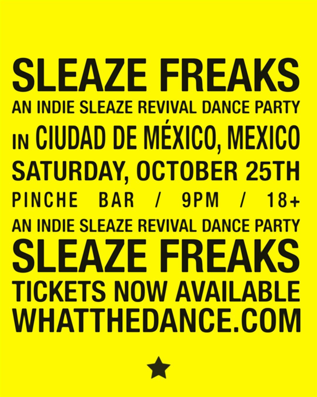 SLEAZE FREAKS: UNA FIESTA DE INDIE SLEAZE
