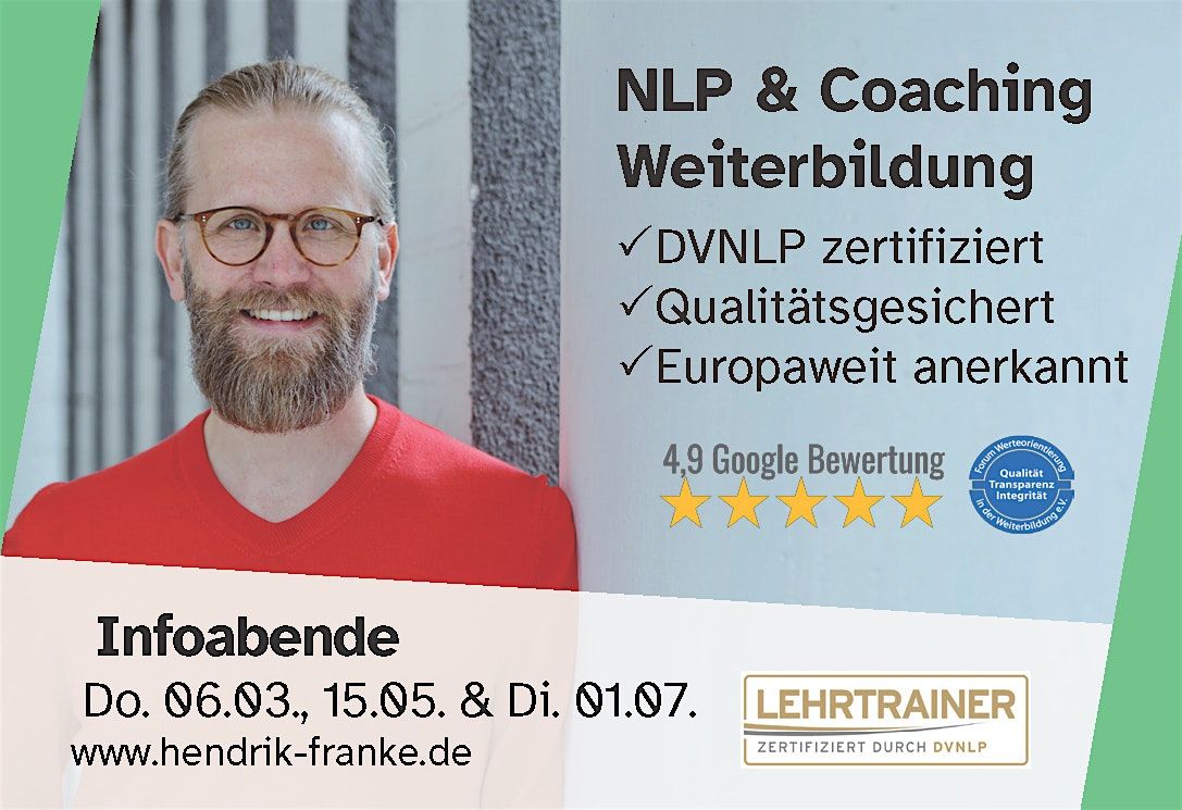 NLP-Master, DVNLP | Zertifizierung und Qualit\u00e4t nach DVNLP