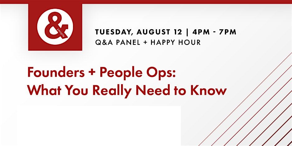Founders + People Ops: What You Really Need to Know