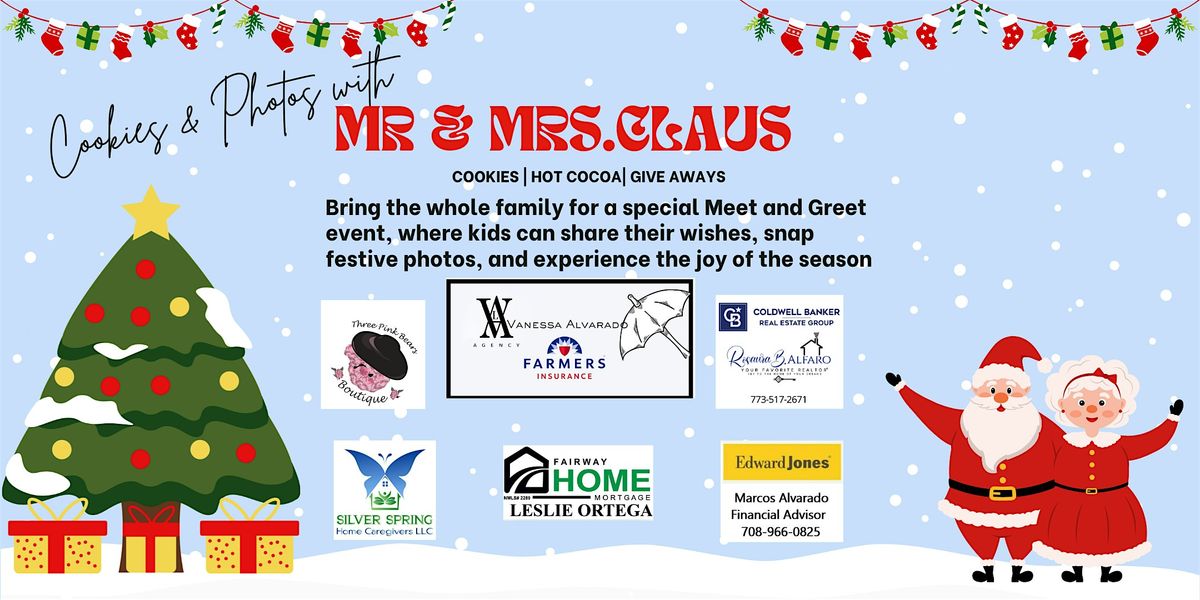 Photos with Mr. & Mrs. Claus Hosted at Farmers Insurance