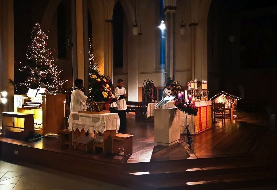Carol Service and Midnight Mass Our Lady's RC Church, St John's Wood